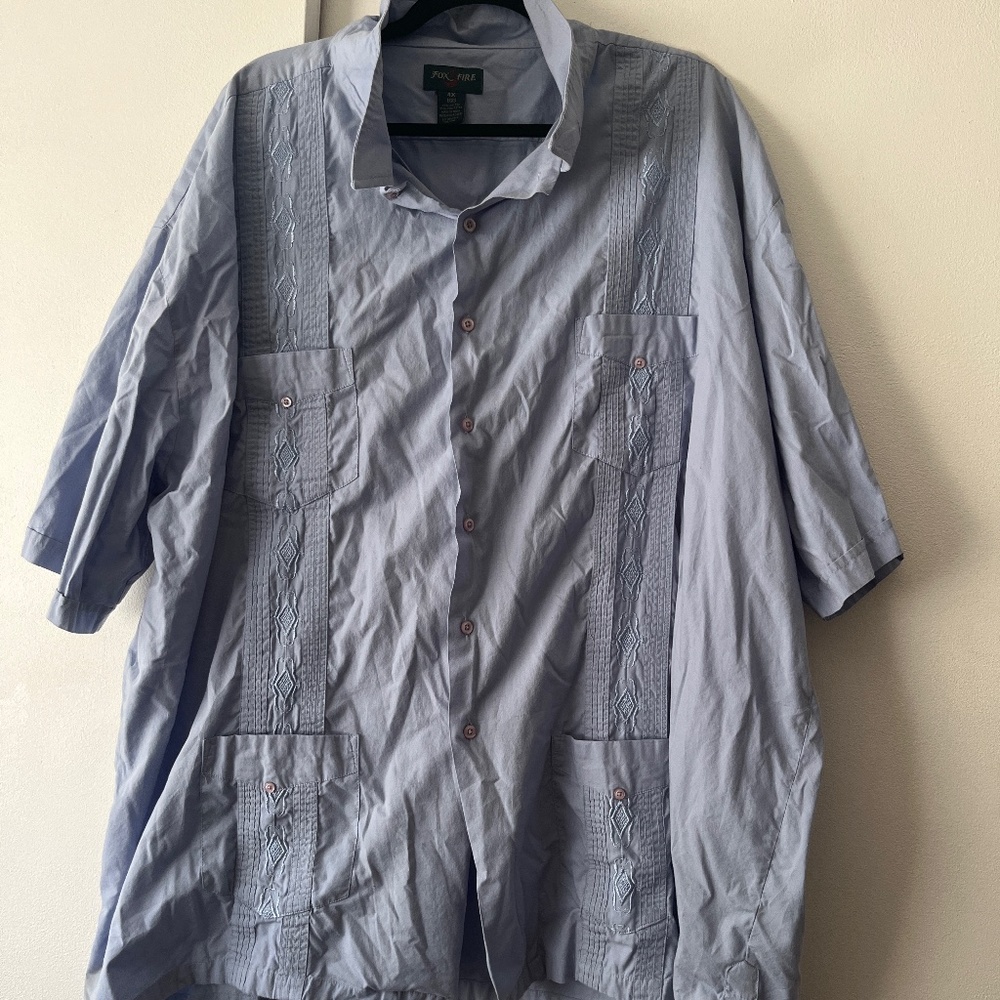 Fox Fire 4x Men’s light blue button up